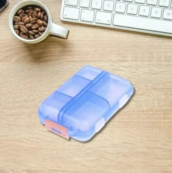 PillPorter | Portable Multi-Compartment Pill Storage Box