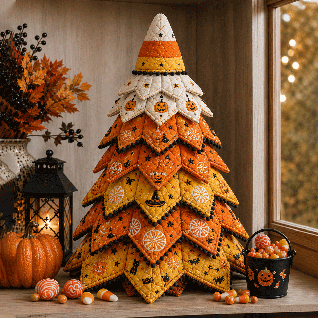 QuiltCharm – Handmade Halloween Tree Craft Kit