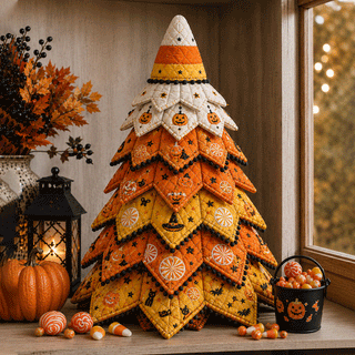 QuiltCharm – Handmade Halloween Tree Craft Kit