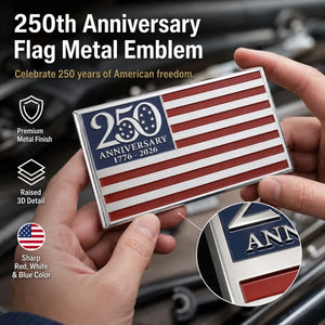 LibertyMark – 250th Anniversary Metal Flag Emblem