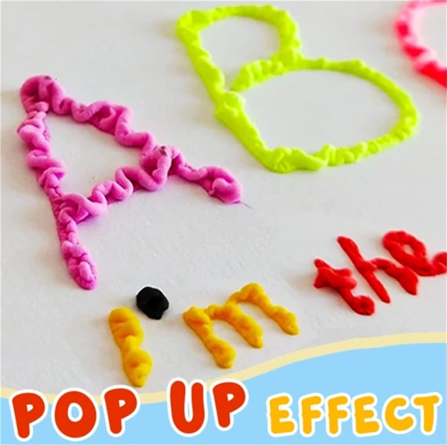 PopSketch | 3D Puffy Marker Set