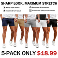 5-inch slim-fit shorts-A