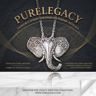 PureLegacy – Premium Elephant Conservation Pendant Necklace