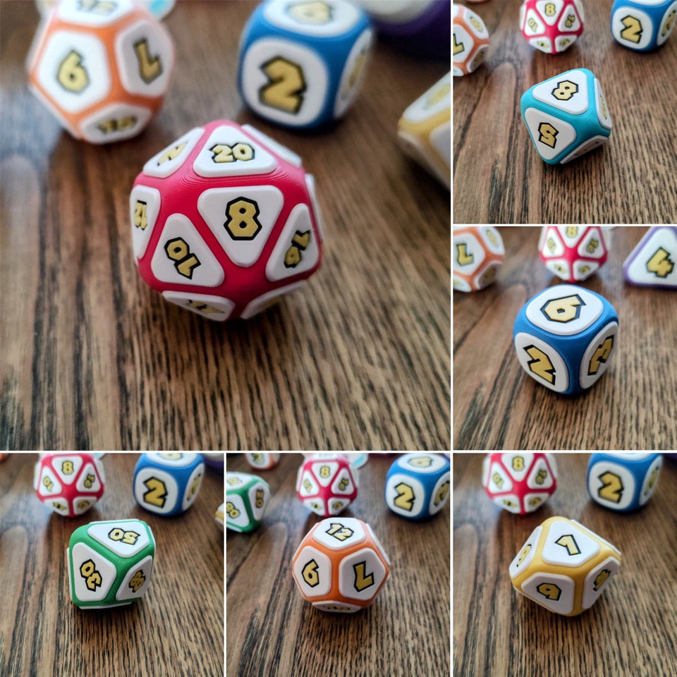 MarioRoll - Fun & Colorful Gaming Dice Set
