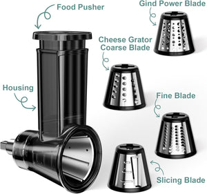 SwiftSlice – Multi-Blade Food Processor Attachment
