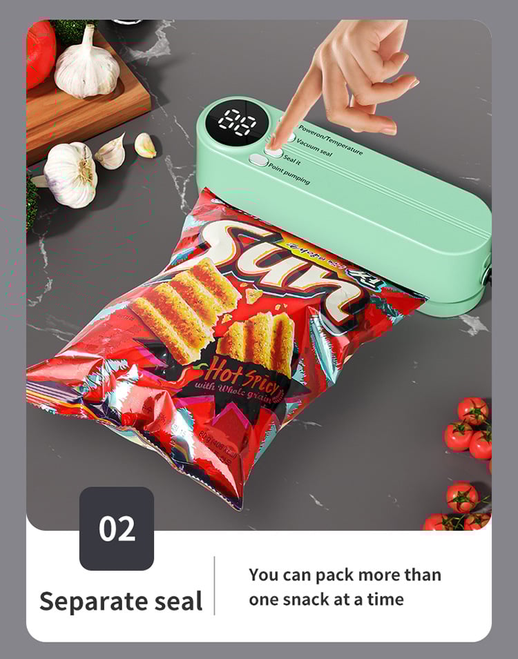 FreshLock – Mini Wireless Vacuum Sealer