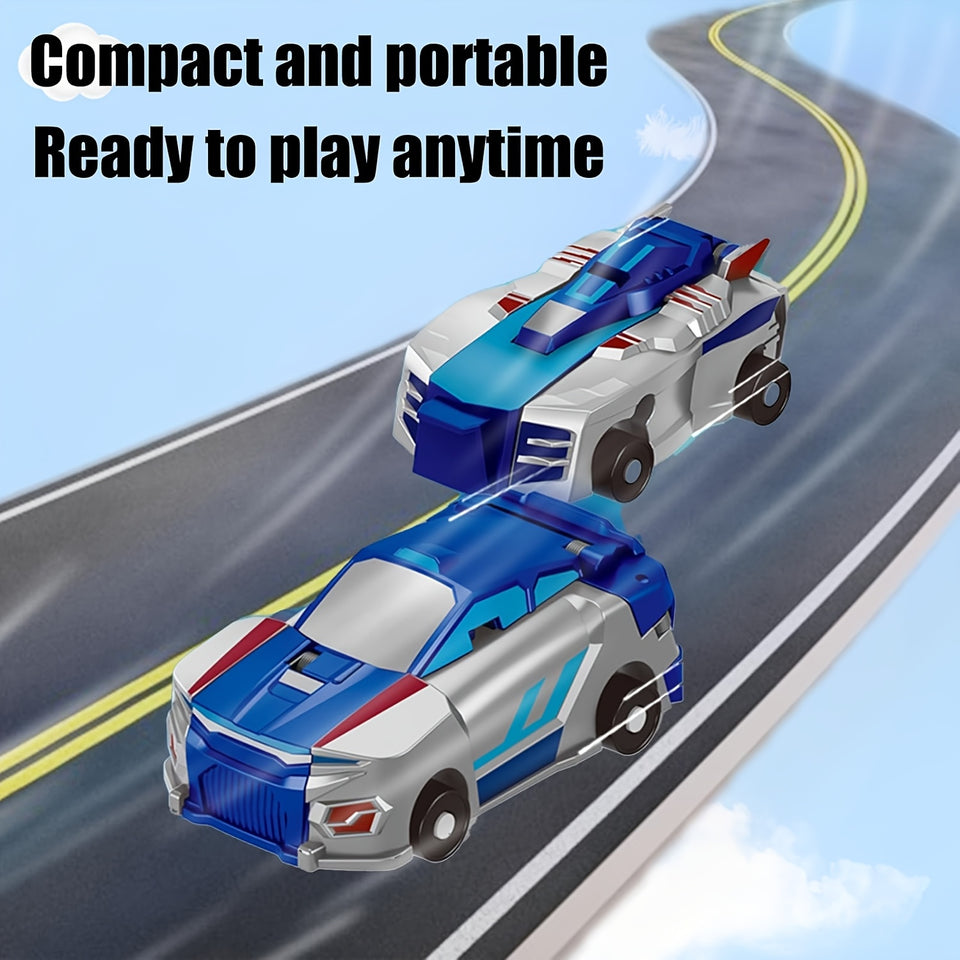 🎄Early Christmas Sale 50% off ⛄ 2-in-1 Transforming Race Car Dinosaur Automatic Transforming Toy