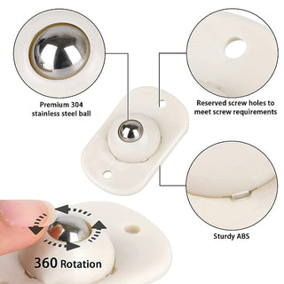 MoveIt - Silent 360º Storage Box Wheels