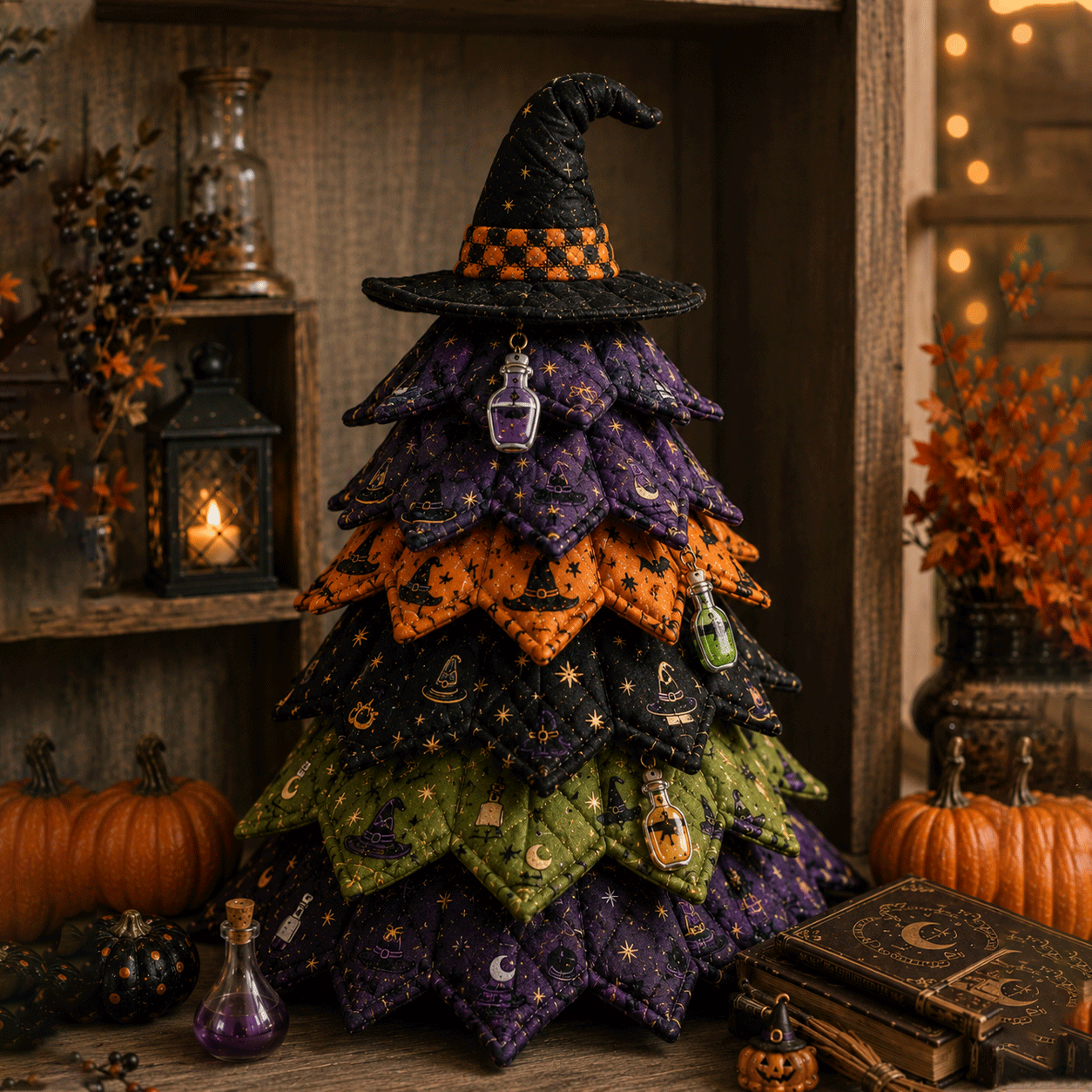 QuiltCharm – Handmade Halloween Tree Craft Kit