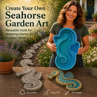 OceanCore – Reusable Coastal Garden Stepping Stone Mold