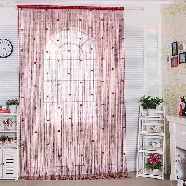 FloralGrace | Multi-Purpose Decorative Rose Curtains