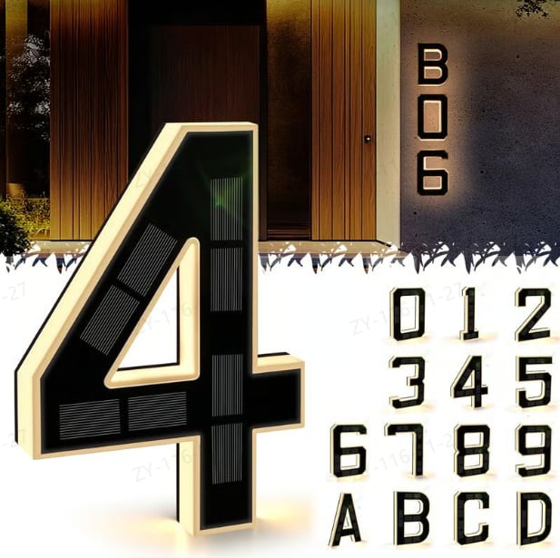 BrightAddress – Lighted House Numbers