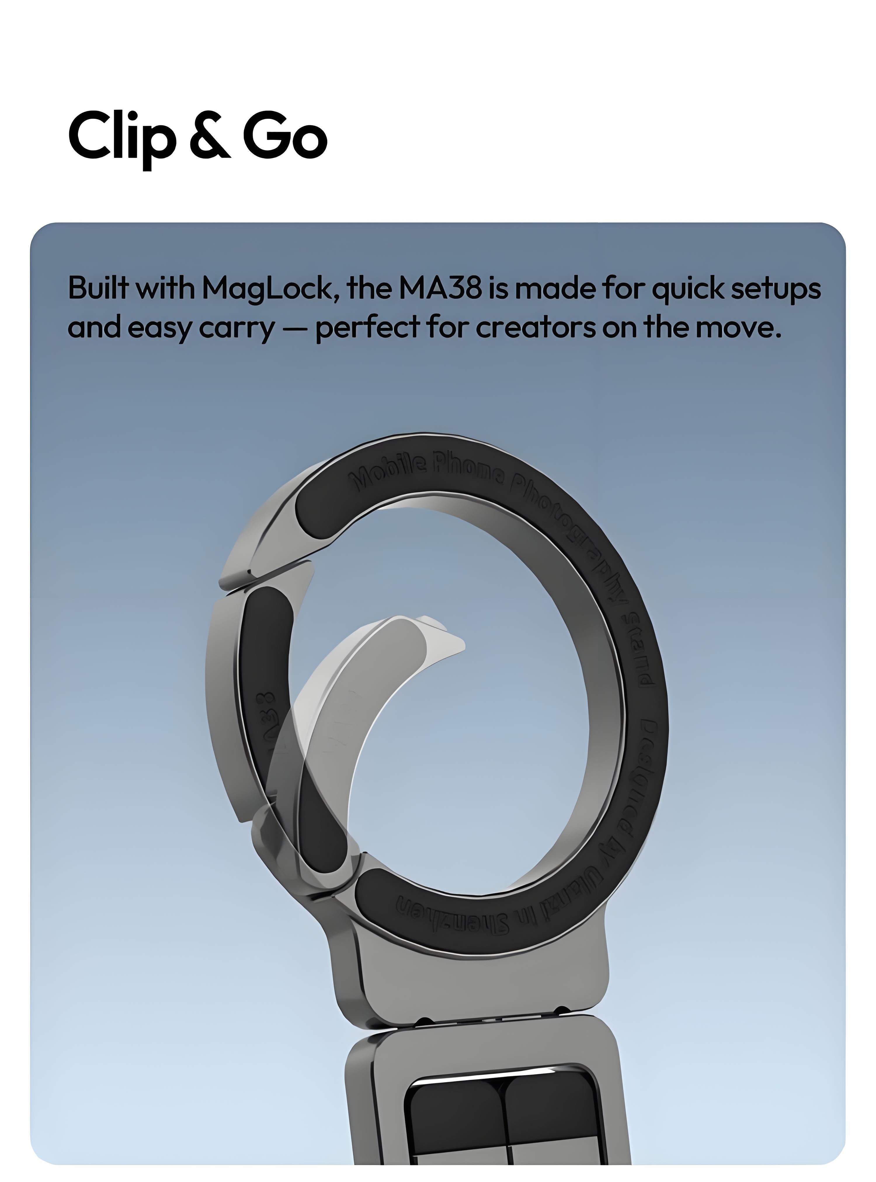 MobiMag | Magnetic Tripod & Phone Holder