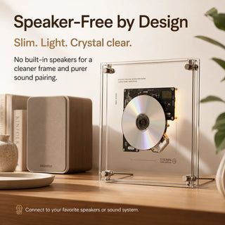 ClearTune – Transparent Wall-Mounted CD Player