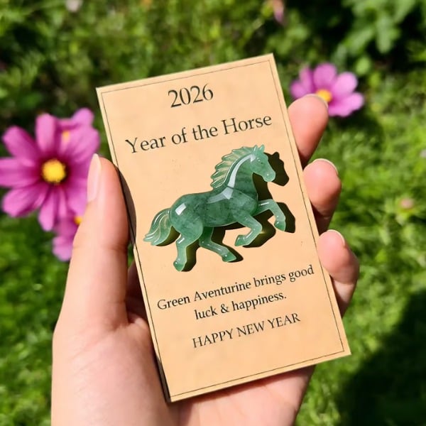 EmeraldSpirit – Lucky Aventurine Horse