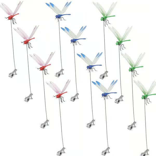 FlyAwayWings – 3D Dragonfly Garden Clip for Natural Bug Control