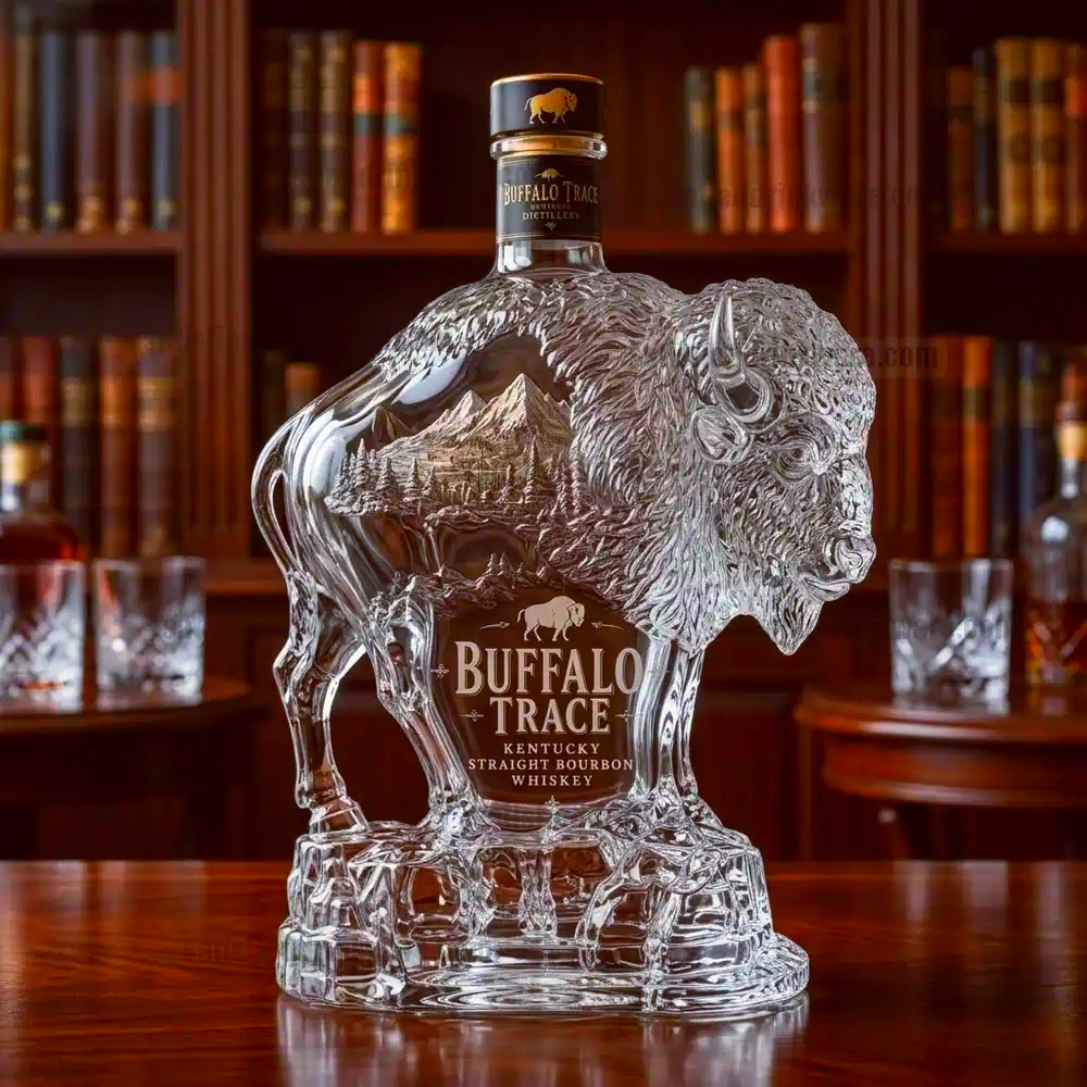 BuffaloCrest – Commemorative Mountain Whiskey Bottle