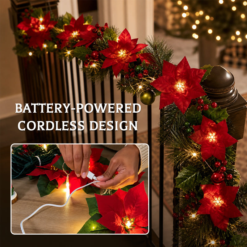 ChristmasLume – Premium Christmas Flower String Lights