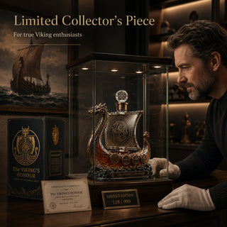 NorseLegacy – Crystal Dragon Ship Whiskey Decanter