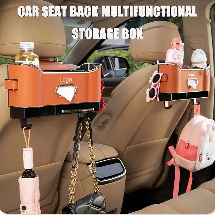 SeatSaver – Multi-Pocket Seat Back Storage Box