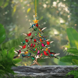 WinterWings - Radiant Hummingbird Ornament for Magical Décor