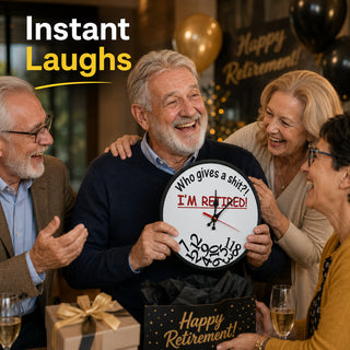 RetireTime – Funny Retirement Wall Clock