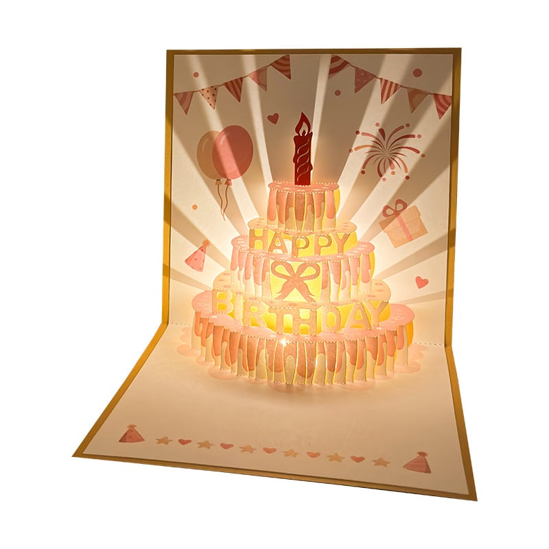 MagicMelody - Light & Music Birthday Greeting Card