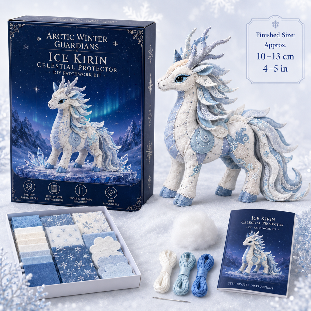 Arctic Winter Guardians DIY Patchwork Kit – Create Your Own Frosty Mythical Friend