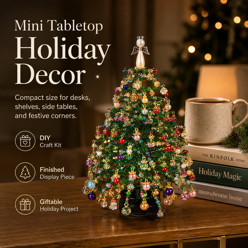 SparkleCraft – Premium DIY Beaded Christmas Tree Kit