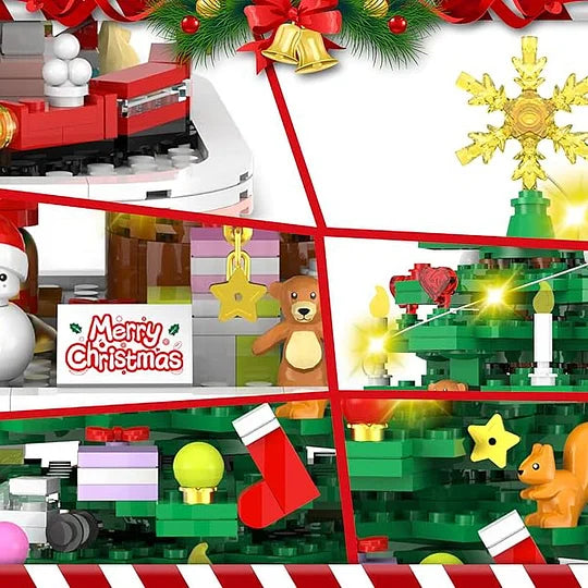 FestiveBuilder - Christmas Tree Toy Set