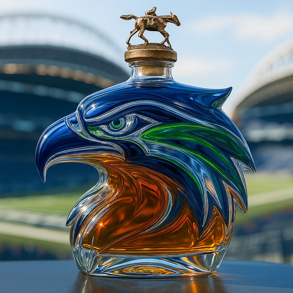 Seattle Seahawks Limited Edition Whisky Bottle