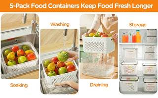CoolCrate - Smart Fridge Bin for Long-Lasting Freshness