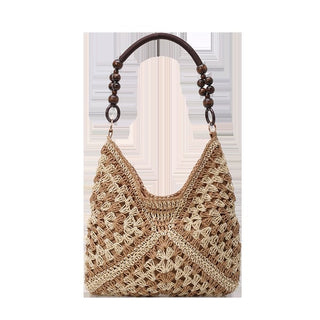 PalmAura - Straw Shoulder Bag
