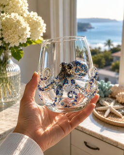 OceanGlow – Blue Ringed Octopus Artisan Glass