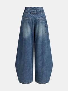 TwistWaist – Cross Front Wide Leg Jeans