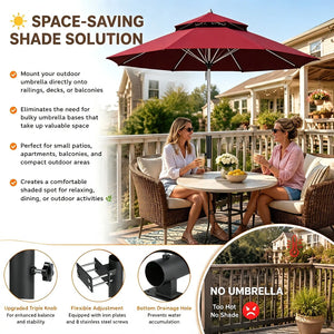 ShadeLock – Premium Deck Mount Umbrella Holder