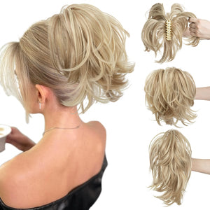 SilkSnap – Lightweight Synthetic Claw Clip for Chic Hairstyles