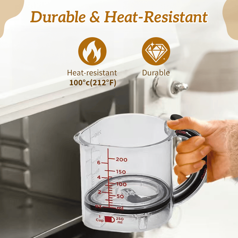 Fyntra | Heat-Resistant Measuring Cup
