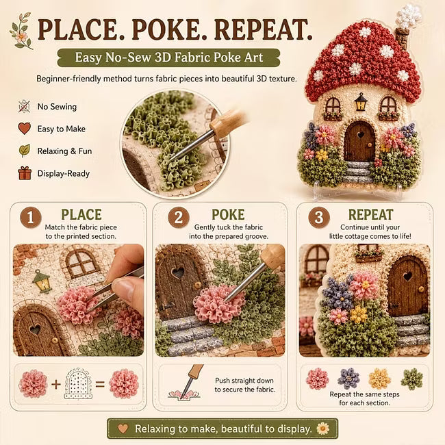DreamWeave – Storybook Village Fabric Art Kit