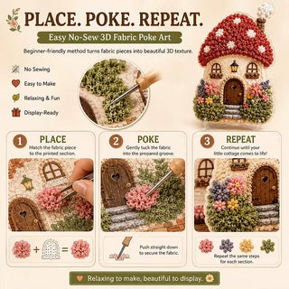 DreamWeave – Storybook Village Fabric Art Kit