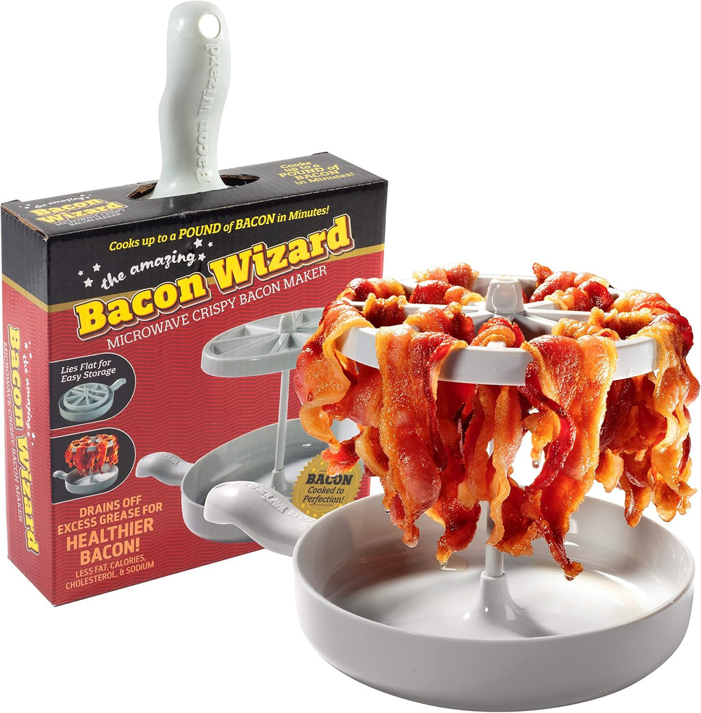 CrispWizard – Ultimate Microwave Bacon Rack