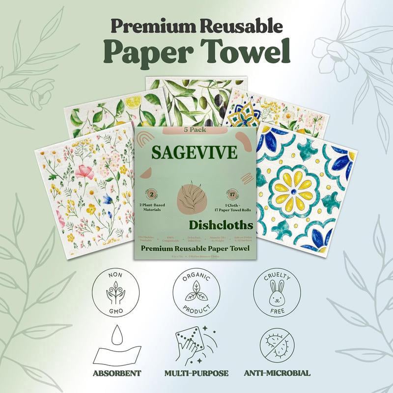 EcoSuds - Ultra Absorbent & Eco-Friendly Cleaning Cloths