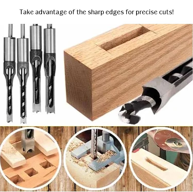 WoodBore – Square Hole Drill Bit for Clean Woodwork