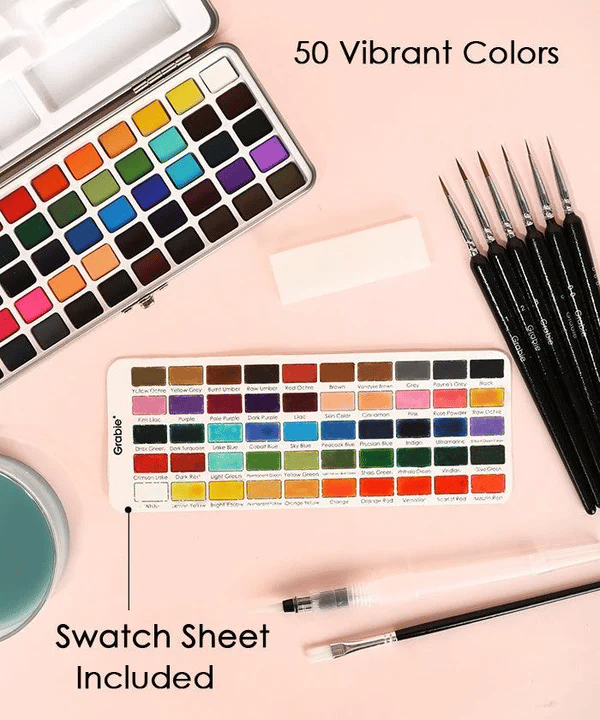 AquaMaster – Premium Watercolor Set for Artists