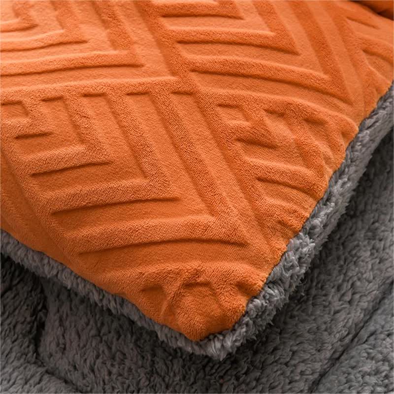 WarmHaven – Quilted Sherpa Winter Blanket