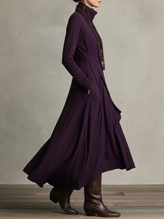 Serenique – Sophisticated Asymmetrical Maxi Dress