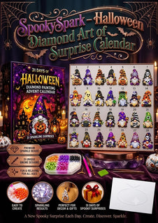 SpookySpark – Halloween Diamond Art Surprise Calendar