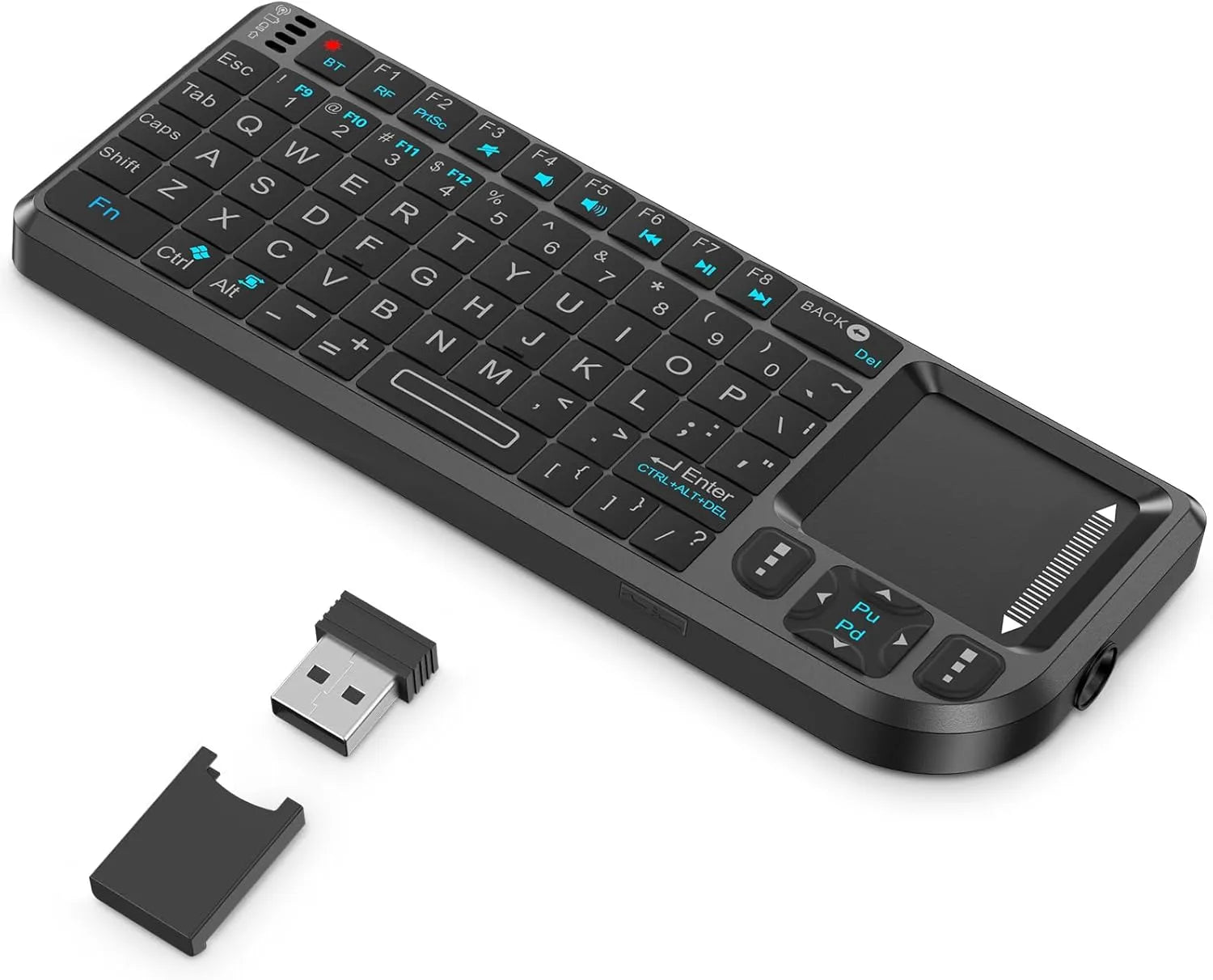 KeyNova – Compact Wireless Backlit Touchpad Keyboard