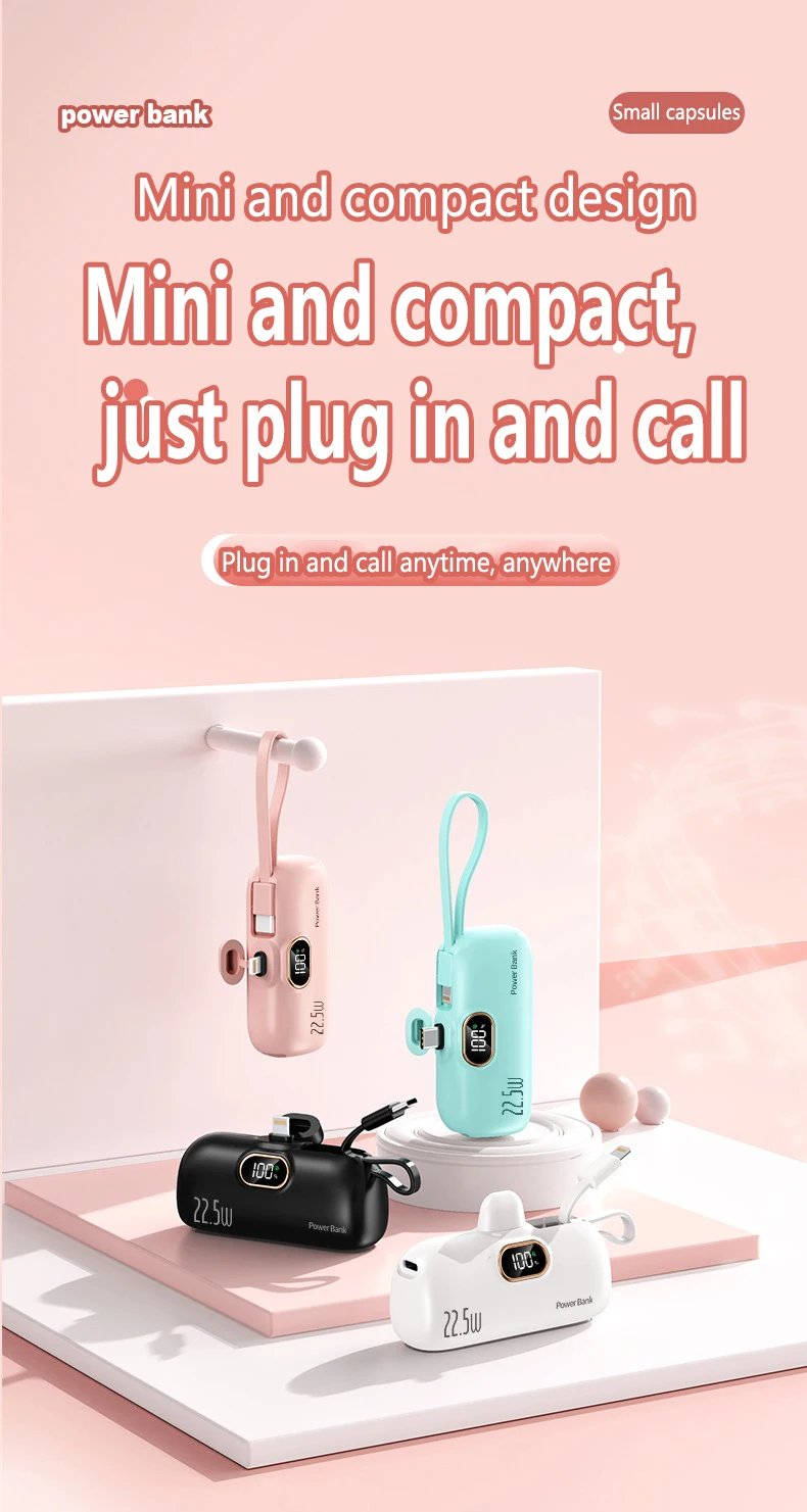 ChargeMini – 5000mAh Portable Power Bank