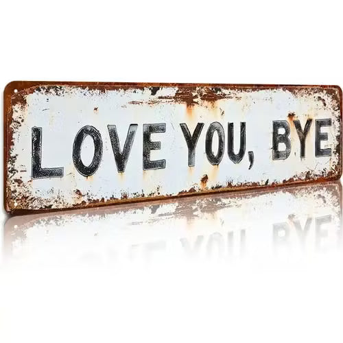 HeartFarewell – Vintage Metal Wall Sign